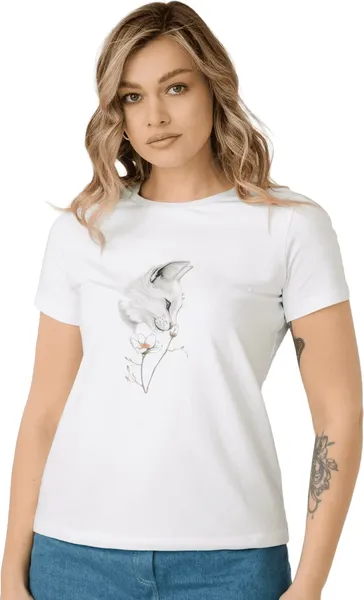 Изображение товара Футболка Dea Mia 5609 рис.0033 (р.170-116,120, белый)