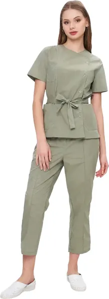 Изображение товара Костюм рабочий УРСУС Юмелия ТОР6028-2М (зеленый воск, 56-58/158-164)