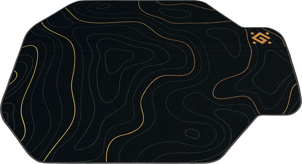 Изображение товара Коврик защитный Defender Motion 50571 (черный/желтый/зеленый/принт Линии)