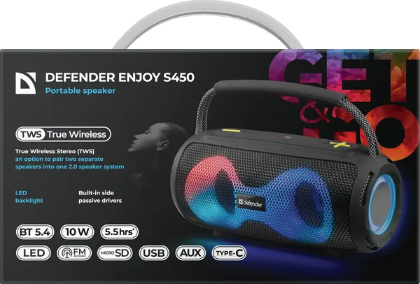 Изображение товара Портативная акустика Defender Enjoy S450 / 65451