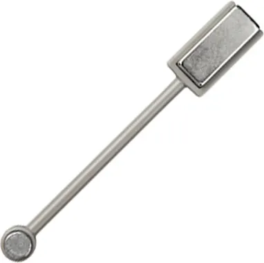 Изображение товара Магнит для гель-лака IRISK Кошачий глаз двойной прямоугольник/круг (серый)