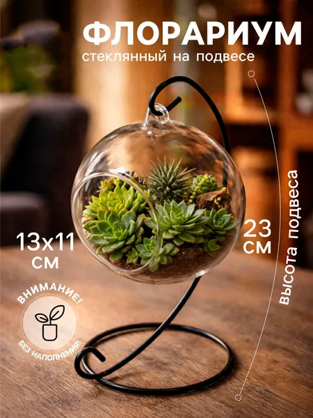 Изображение товара Флорариум Sima-Land Сфера / 2329281
