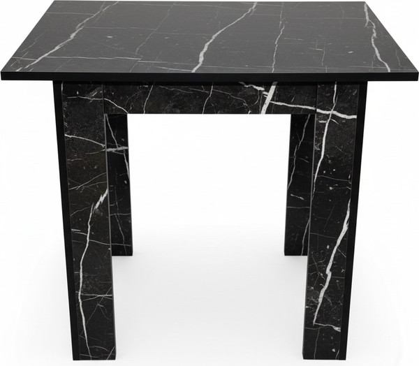 Изображение товара Обеденный стол СВД Юнио 70х110 / СВД-0106 (мрамор неро маркина)