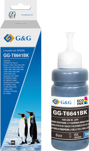 Изображение товара Контейнер с чернилами G&G GG-T6641BK