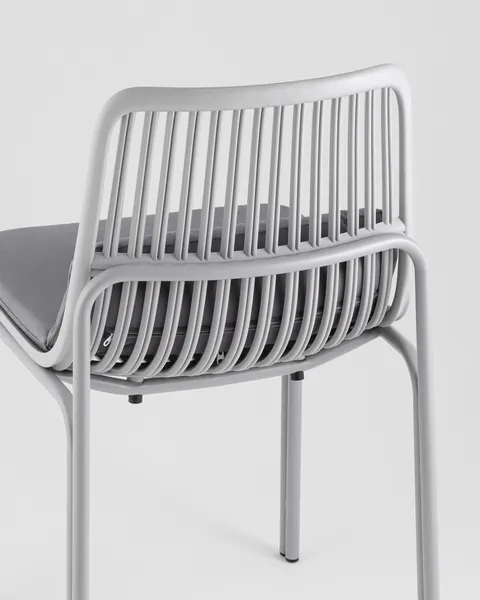Изображение товара Стул Stool Group Louran с подушкой / D-012S (серый)