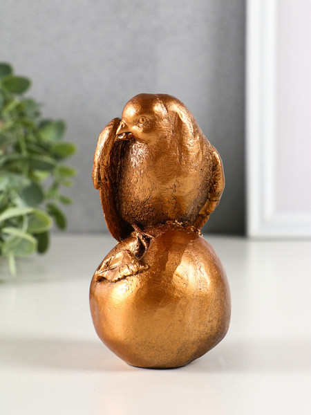 Изображение товара Статуэтка Sima-Land Птица на яблоке / 10926546