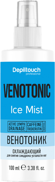 Спрей для ног Depiltouch Professional Венотоник-мист охлаждающий для снятия синдрома усталости (100мл) — фото 3