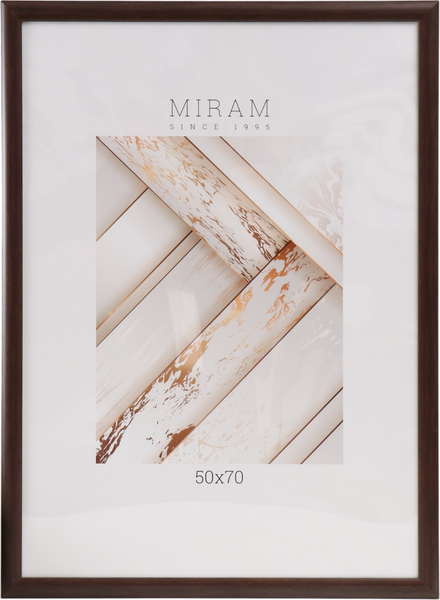 Изображение товара Рамка Мирам 50x70 / 6893923 (темный орех)