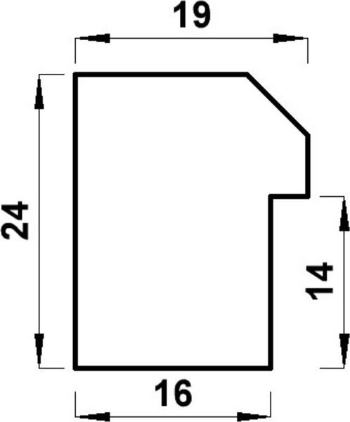 Изображение товара Рамка Мирам 60x80 / 6893862 (черный)