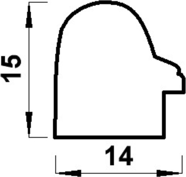 Изображение товара Рамка Мирам 13x18 / 7096310 (белый/золото)
