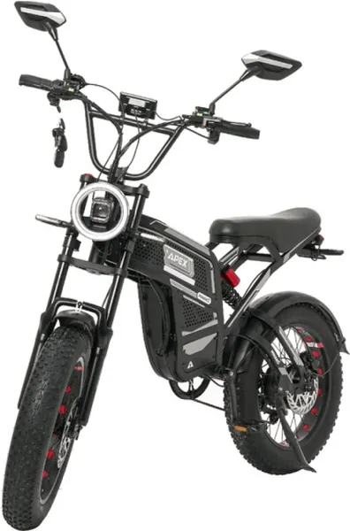 Изображение товара Электровелосипед Minako Apex (черный, разобранный, в коробке)