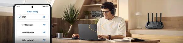 Изображение товара Беспроводной маршрутизатор Asus TUF-BE3600