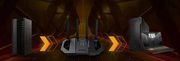 Изображение товара Беспроводной маршрутизатор Asus TUF-BE3600