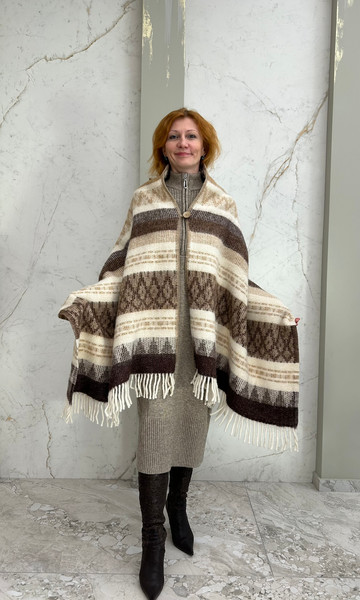 Изображение товара Палантин Coala Home Мачу-Пикчус пуговицей 70x205 (р. 42-48)