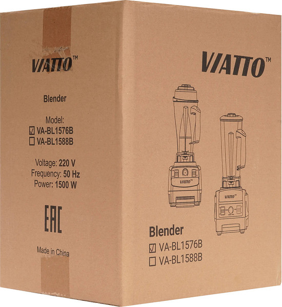 Изображение товара Профессиональный блендер Viatto VA-BL1576B 158045 / био784