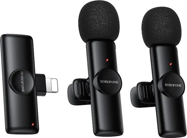 Изображение товара Микрофон Borofone BFK16 Lightning (черный)
