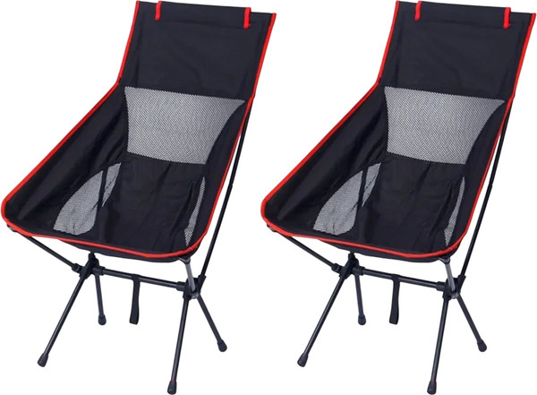 Изображение товара Комплект кресел складных Sundays Для кемпинга / OG2967B (2шт, черный)