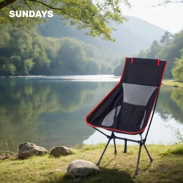 Изображение товара Комплект кресел складных Sundays Для кемпинга / OG2967B (2шт, черный)