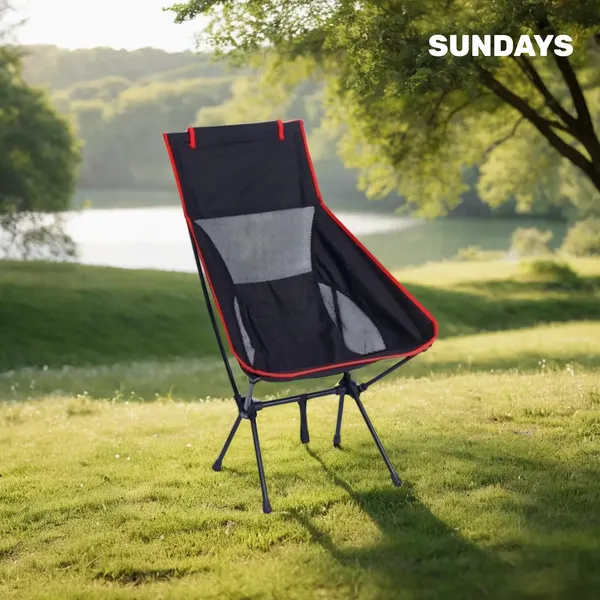 Изображение товара Комплект кресел складных Sundays Для кемпинга / OG2967B (4шт, черный)