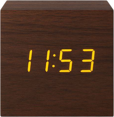 Изображение товара Настольные часы ILikeGift Природные цифры / HY008-02 (коричневый)