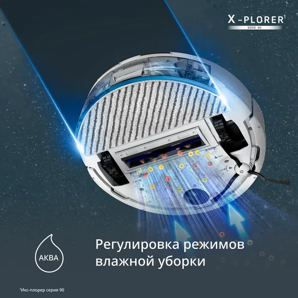 Изображение товара Робот-пылесос Tefal X-plorer Serie 90 Animal & Allergy RG8777WH