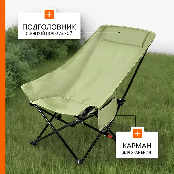 Изображение товара Комплект кресел складных Coyote TOS GB-03 (2шт, 84x77x63, зеленый)