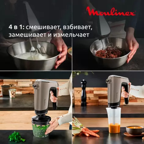 Изображение товара Миксер ручной Moulinex HM663AF0