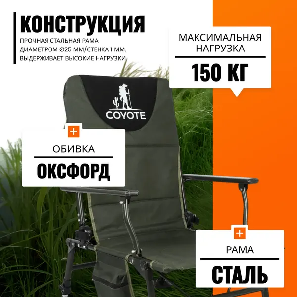 Изображение товара Комплект кресел складных Coyote TOS02 (2шт)