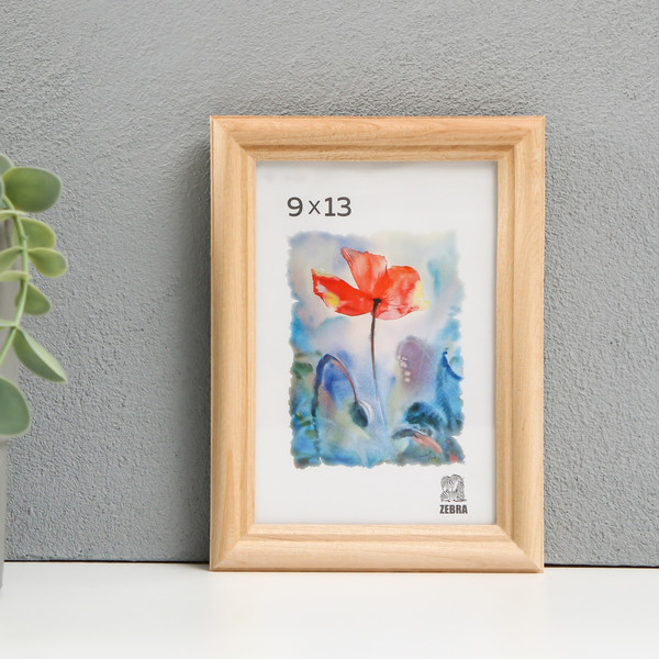 Изображение товара Рамка ZEBRA Netsai 9x13 / 10140146 (дерево)