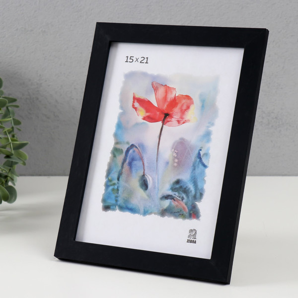 Изображение товара Рамка ZEBRA Columbia 15x21 / 10121352 (черный)