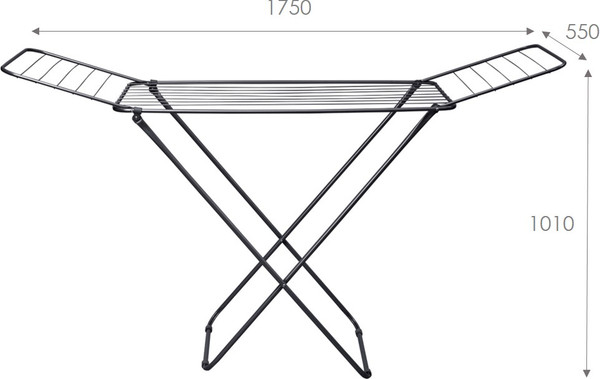 Изображение товара Сушилка для белья МеталлБыт Комфорт / 301807 (черный)