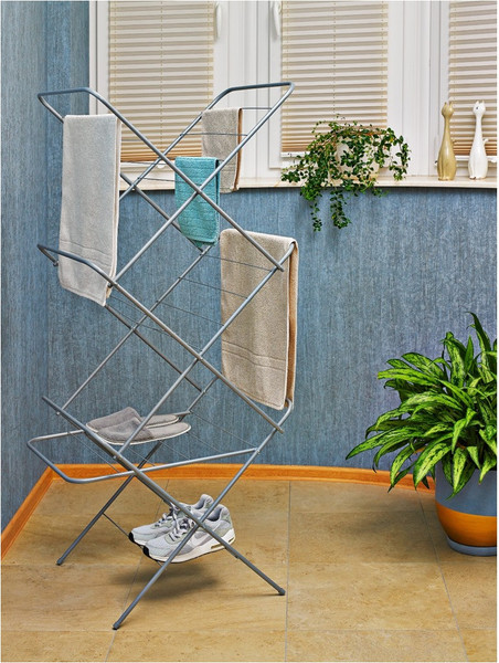 Изображение товара Сушилка для белья МеталлБыт Оптима / 301517 (серый металлик)