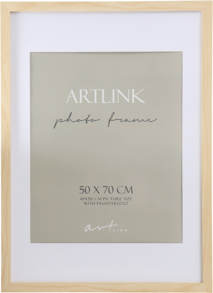 Изображение товара Рамка Sima-Land Ellis с паспарту 50x70 / 9803224 (натуральный)