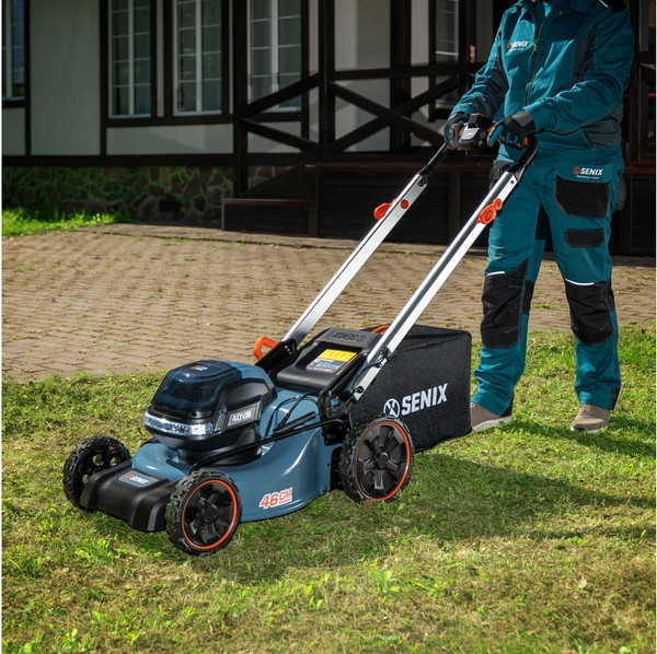 Изображение товара Газонокосилка аккумуляторная Senix 2X2 40В / LSSX2-H-EU-0