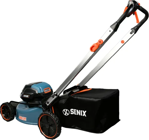 Изображение товара Газонокосилка аккумуляторная Senix 2X2 40В / LSSX2-H-EU