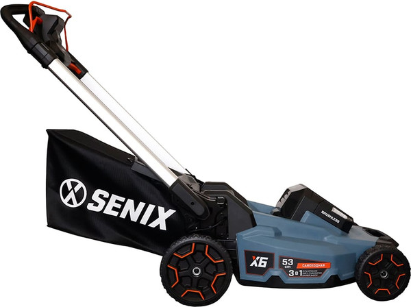 Изображение товара Газонокосилка аккумуляторная Senix X6 60В 3в1 / LPSX6-H-EU-0