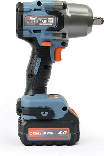 Изображение товара Аккумуляторный гайковерт Senix X2 20В / PDWX2-M7-EU (1x4Ач, ЗУ, кейс)