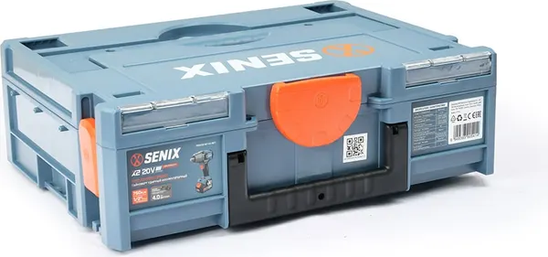 Изображение товара Аккумуляторный гайковерт Senix X2 20В / PDWX2-M7-EU (1x4Ач, ЗУ, кейс)