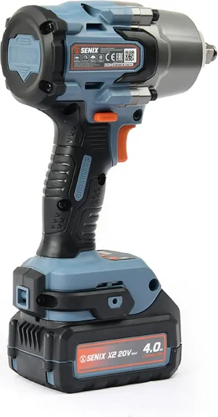 Изображение товара Аккумуляторный гайковерт Senix X2 20В / PDWX2-M7-EU (1x4Ач, ЗУ, кейс)
