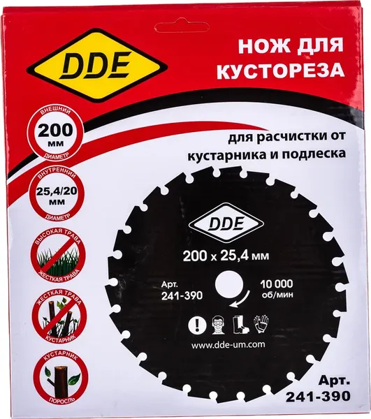 Изображение товара Диск для кустореза DDE Wood Cut / 241-390
