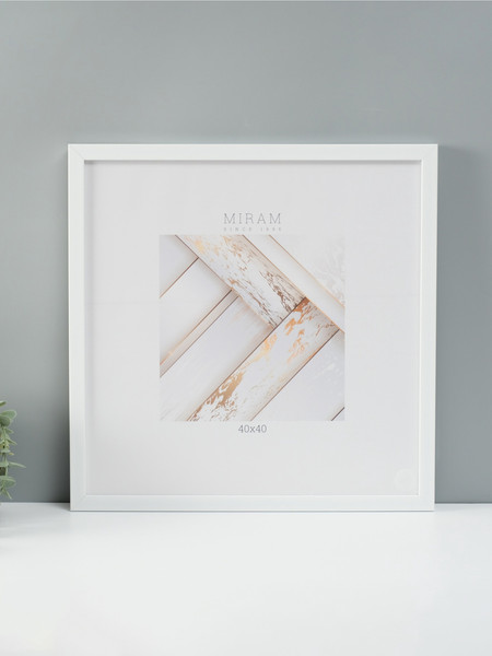 Изображение товара Рамка Мирам 40x40 / 6893909 (белый)