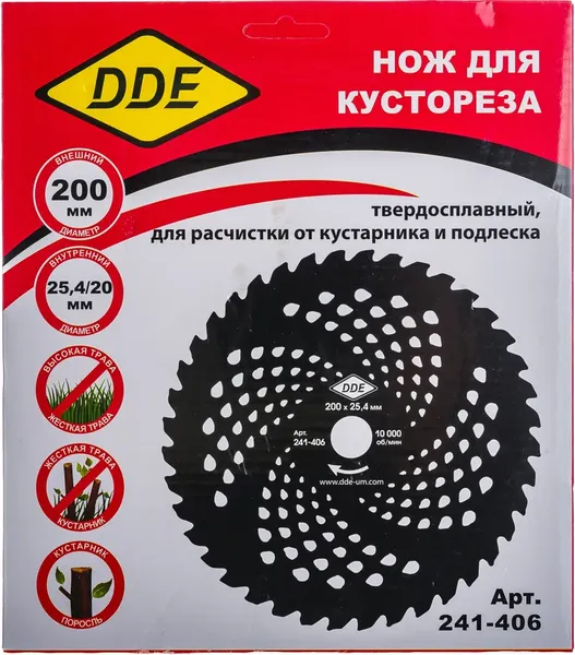 Изображение товара Диск для кустореза DDE Wood Cut / 241-406