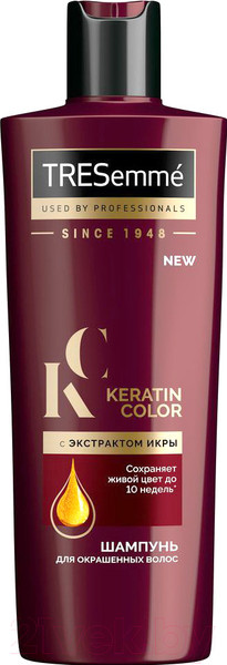 Изображение товара Шампунь для волос Tresemme Keratin Color (400мл)