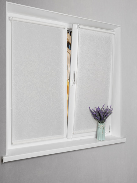 Изображение товара Рулонная штора Lm Decor Жаккард LM 66-01 220x185 (белый)