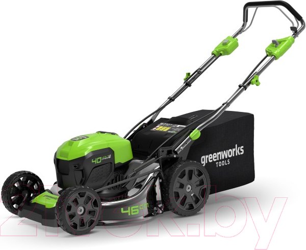 Изображение товара Газонокосилка аккумуляторная Greenworks GD40LM46SP 40V 46см / 2506807 (без АКБ и ЗУ)