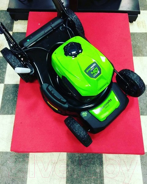 Изображение товара Газонокосилка аккумуляторная Greenworks GD40LM46SP 40V 46см / 2506807 (без АКБ и ЗУ)