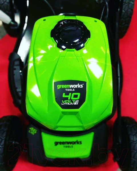 Изображение товара Газонокосилка аккумуляторная Greenworks GD40LM46SP 40V 46см / 2506807 (без АКБ и ЗУ)