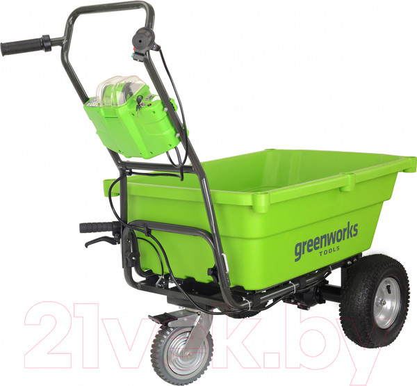 Изображение товара Тележка аккумуляторная садовая Greenworks G40GCK4 (7400007UB)
