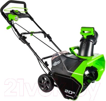 Изображение товара Снегоуборщик аккумуляторный Greenworks GD40SB 40V / 2600607 (с АКБ 4Ач и ЗУ)