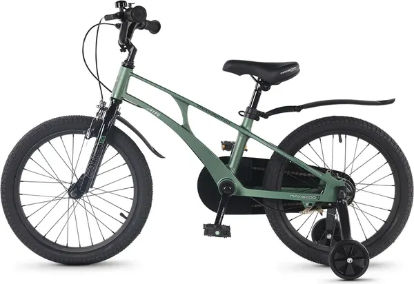 Изображение товара Детский велосипед Maxiscoo Air Стандарт 18 2026 / MSC-A1855 (зеленый матовый, разобранный, в коробке)